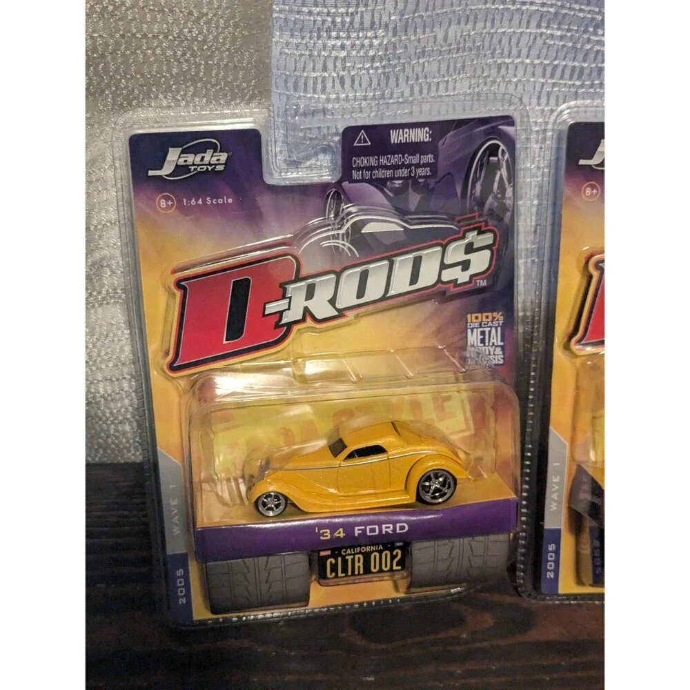 NEW FACTORY SEALED JADA TOYS D-RODS SERIES LOT OF 3x - 31, 34, 40 FORD